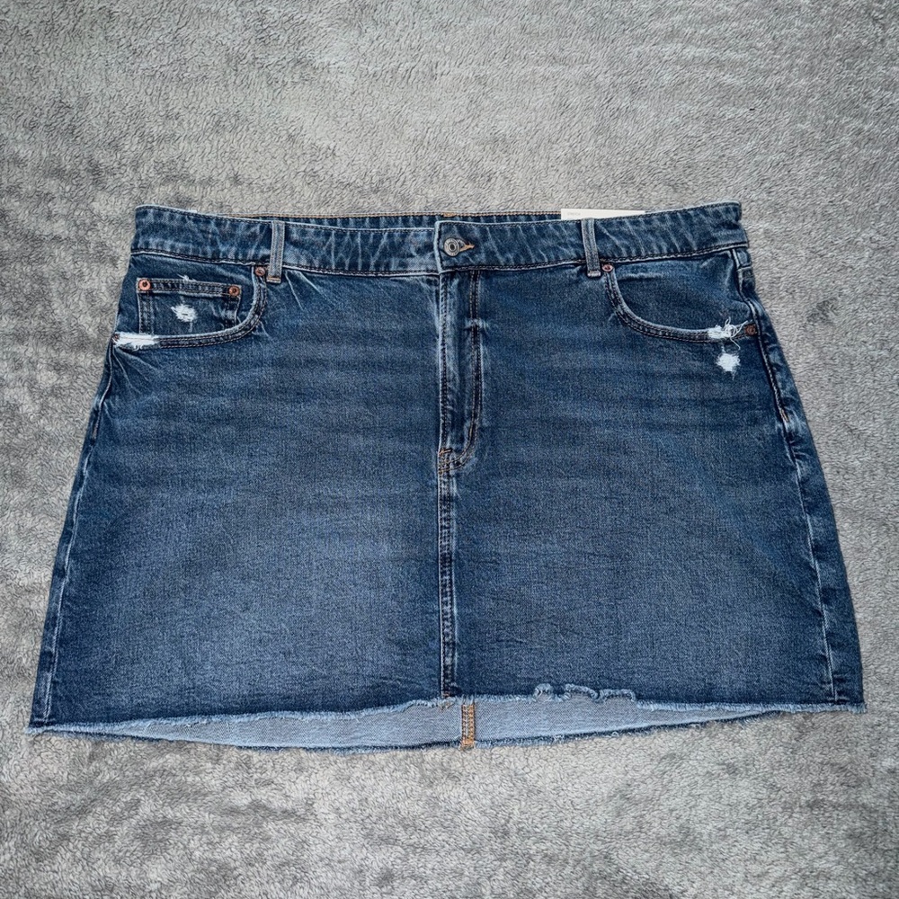 American Eagle Outfitters Dark Blue Mini Skirt